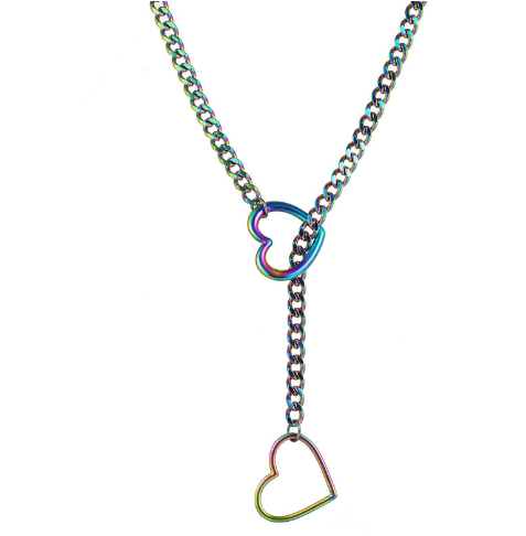 Heart Slip Chain Necklace for Women